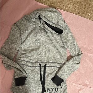 Gray Hooded Sweatshirt